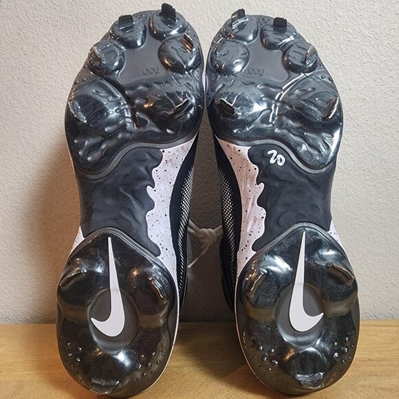 Nike Alpha Huarache Elite 3 Mid React Metal Baseball Cleats Mens 15 CK0745-011 - Picture 13 of 16